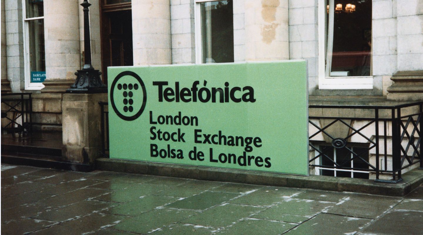Telefónica London Stock Exchange, Bolsa de Londres