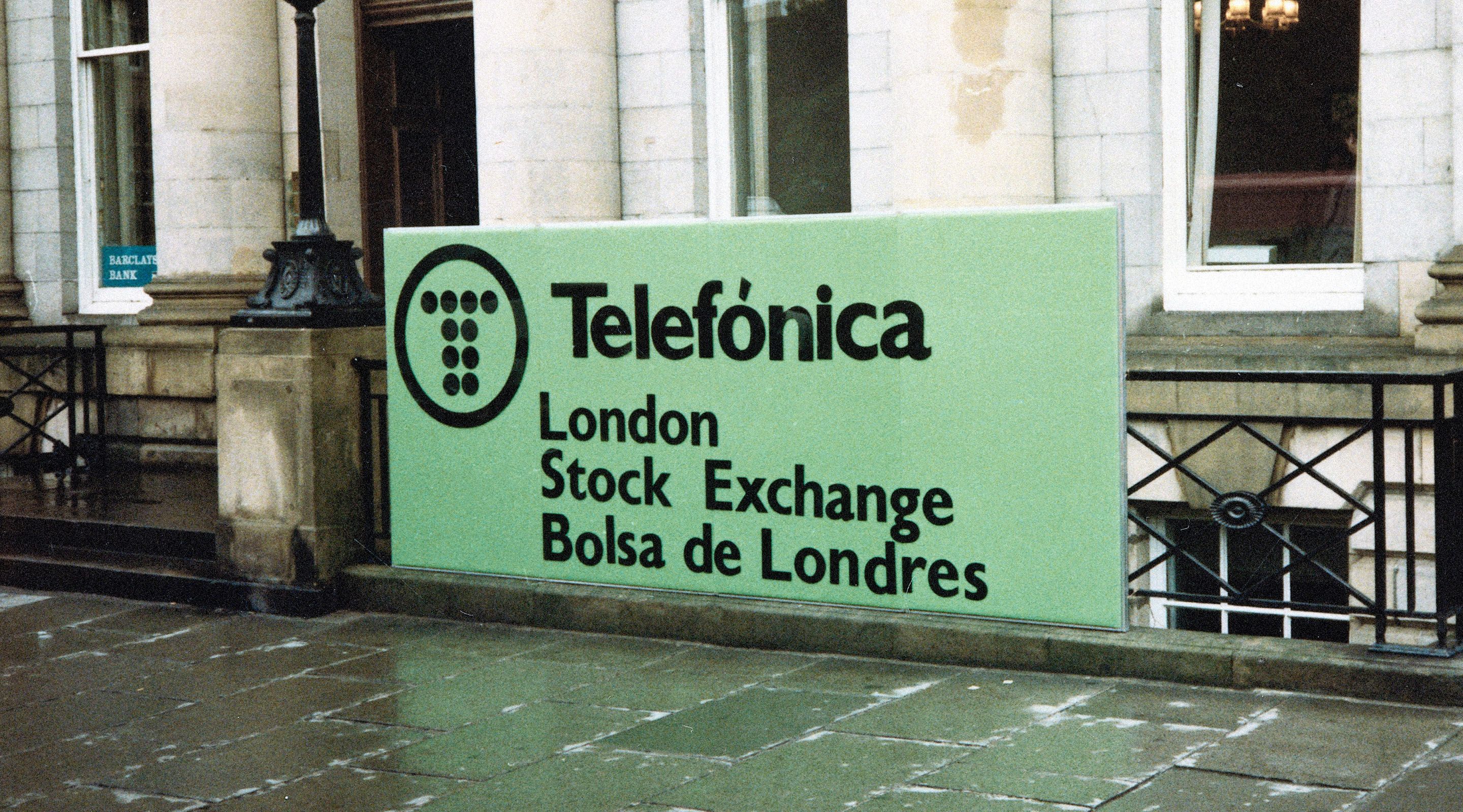 Telefónica London Stock Exchange, Bolsa de Londres